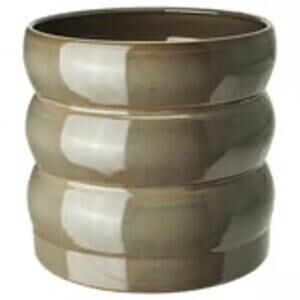 IKEA HASSELBUKETT 6" Plant Pot Unique Reactive Glaze Indoor/Outdoor